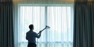 Commercial curtain steam cleaning service coolum-beach hotels offices