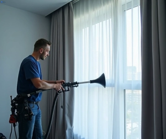 Professional curtain steam cleaning process equipment Matty Curtain Cleaning coolum-beach